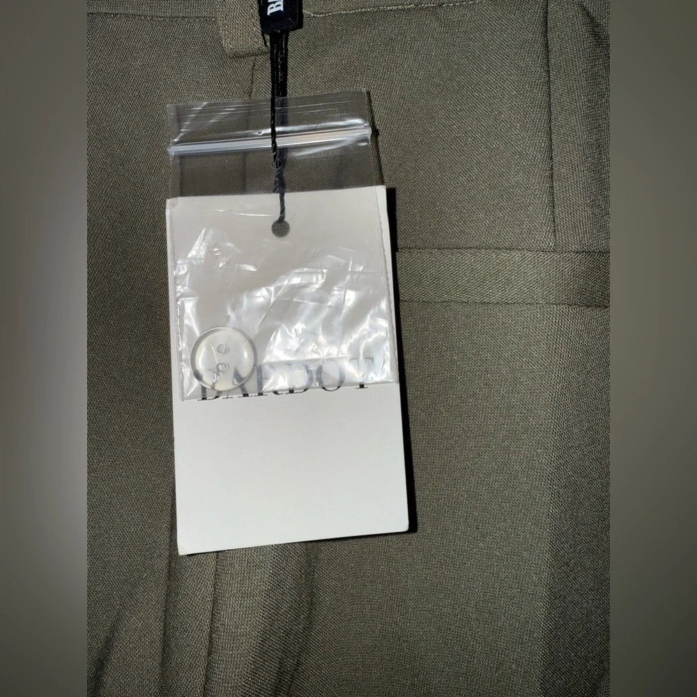 Bardot Maison Straight Leg Green Trousers NWT Size 4
